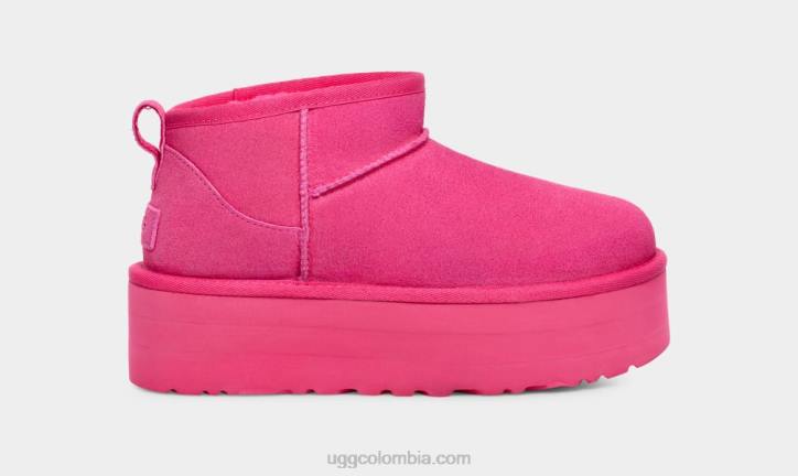 ultra mini plataforma clásica caramelo rosa todos los géneros UGG 4VBT632