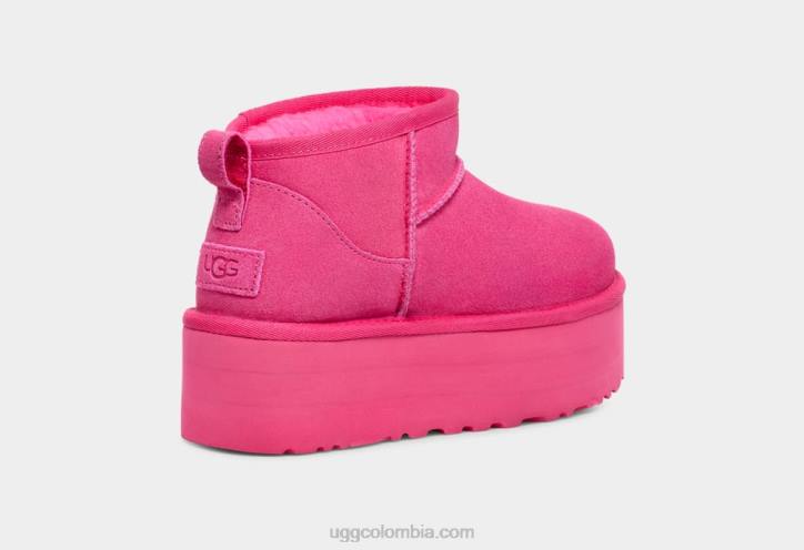 ultra mini plataforma clásica caramelo rosa todos los géneros UGG 4VBT632