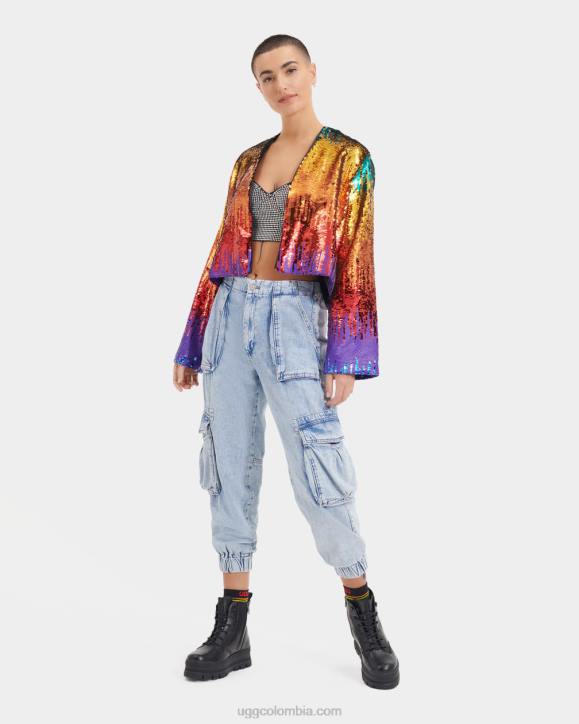 Chanley chaqueta de lentejuelas orgullo arcoíris todos los géneros UGG 4VBT124