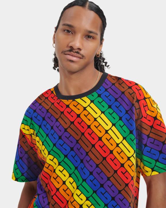 orgullo de la camiseta extragrande de toni logotipo del arco iris todos los géneros UGG 4VBT1191