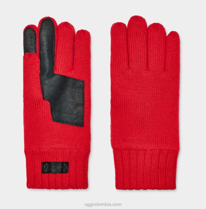 guante de punto rojo samba hombres UGG 4VBT1921
