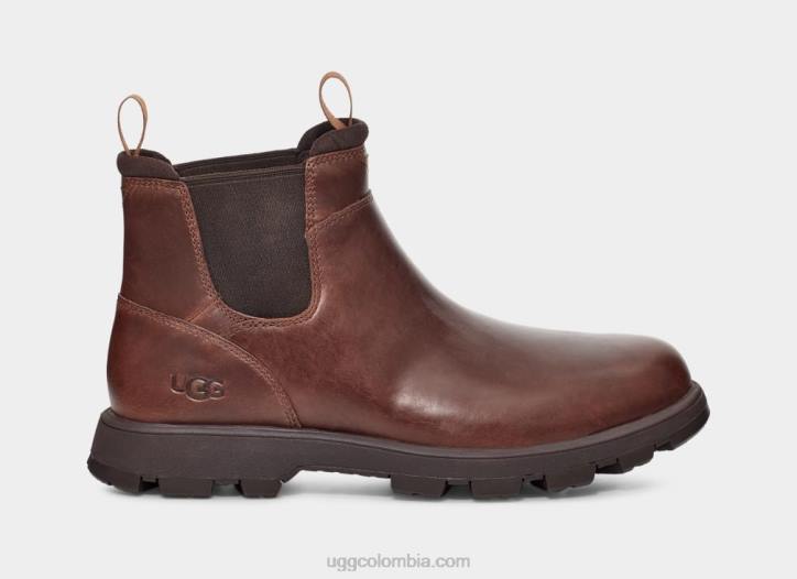 hillmont chelsea cuero castaño hombres UGG 4VBT1506