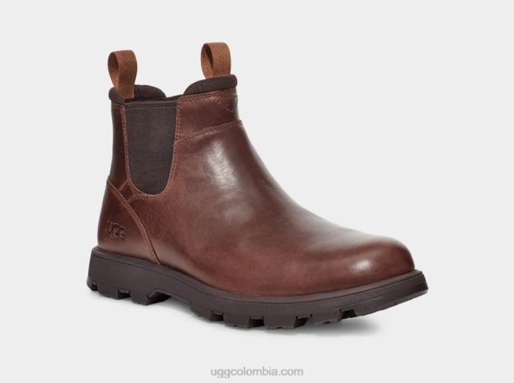 hillmont chelsea cuero castaño hombres UGG 4VBT1506