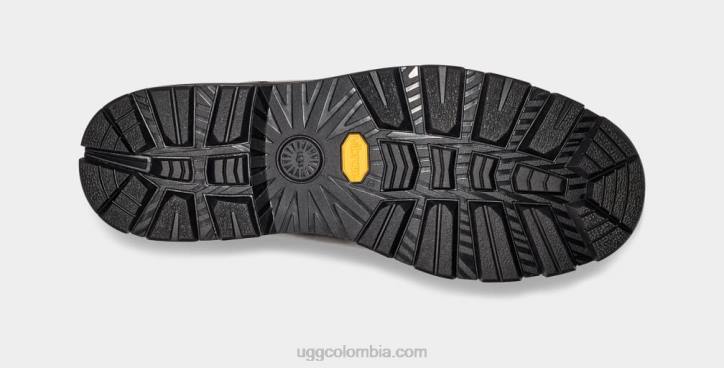 hillmont chelsea cuero negro hombres UGG 4VBT1505