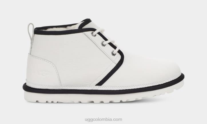 cuero neumel cuero blanco/negro hombres UGG 4VBT1577