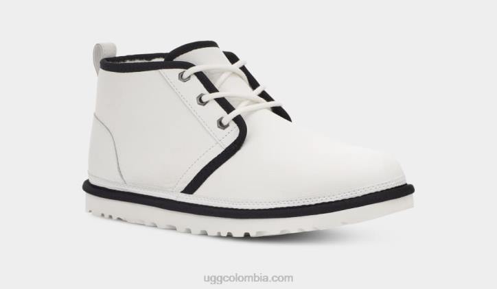 cuero neumel cuero blanco/negro hombres UGG 4VBT1577