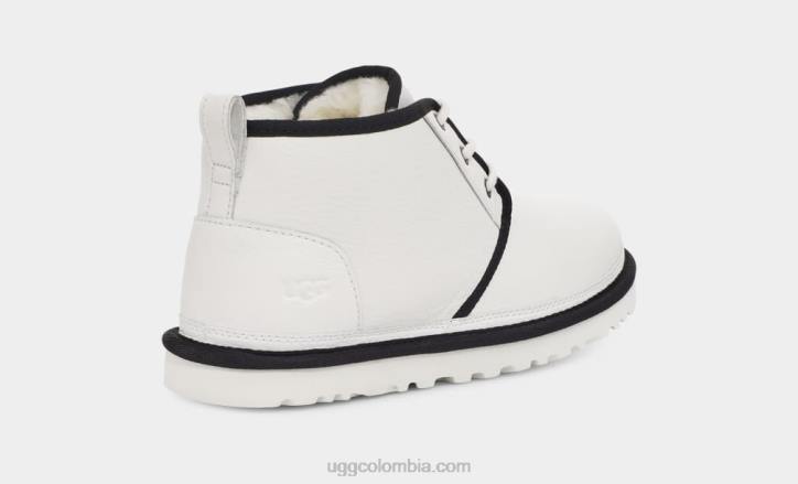 cuero neumel cuero blanco/negro hombres UGG 4VBT1577