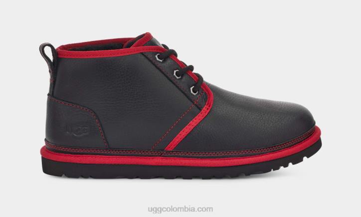 cuero neumel cuero negro/rojo samba hombres UGG 4VBT1578