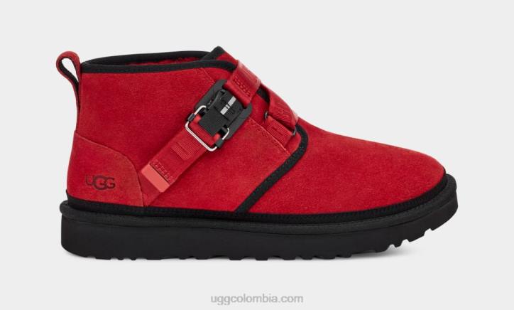 neumel clic rápido rojo samba/negro hombres UGG 4VBT1583