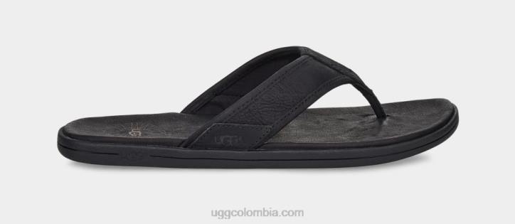 chanclas de piel junto al mar negro hombres UGG 4VBT1550