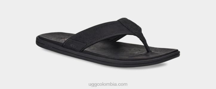 chanclas de piel junto al mar negro hombres UGG 4VBT1550