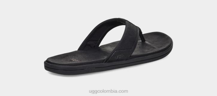 chanclas de piel junto al mar negro hombres UGG 4VBT1550