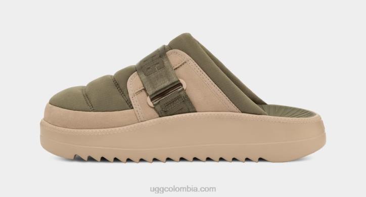 deslizador de correa maxxer Musgo Verde hombres UGG 4VBT1457