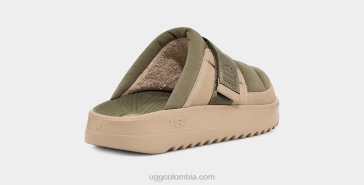 deslizador de correa maxxer Musgo Verde hombres UGG 4VBT1457