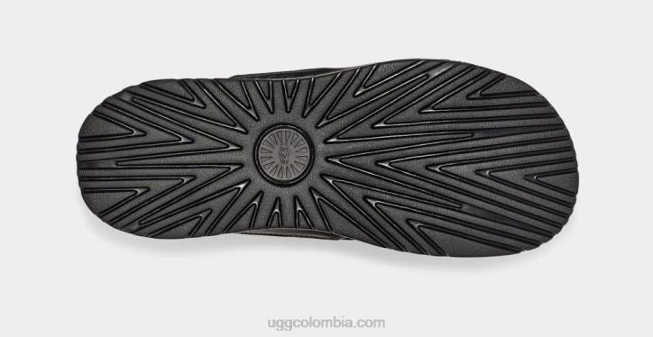 tobogán cuero negro hombres UGG 4VBT2302
