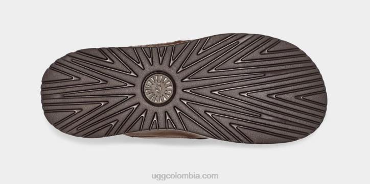 tobogán cuero pardo hombres UGG 4VBT2301