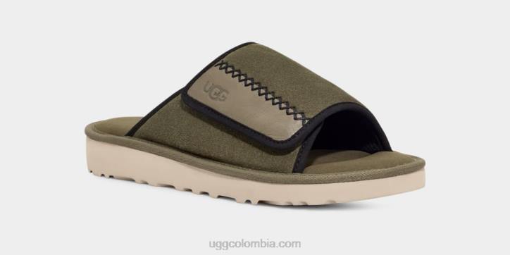 tobogán de la costa dorada Musgo Verde hombres UGG 4VBT1453