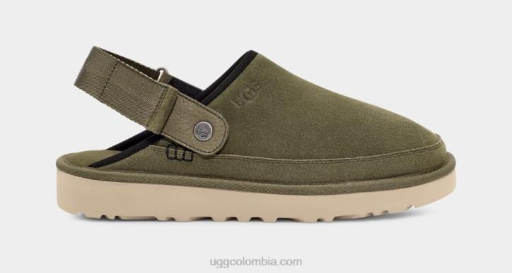 zueco costa dorada Musgo Verde hombres UGG 4VBT1462