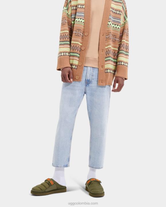 Dune slip-on lta verde musgo/naranja hombres UGG 4VBT1566