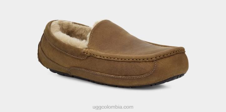 ascot de cuero mate broncearse hombres UGG 4VBT1504