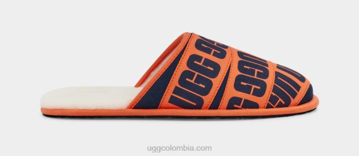 banda gráfica desgastada azul marino/naranja hombres UGG 4VBT1595