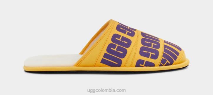 banda gráfica desgastada morado/amarillo hombres UGG 4VBT1596