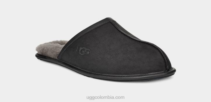 cuero desgastado negro hombres UGG 4VBT2299