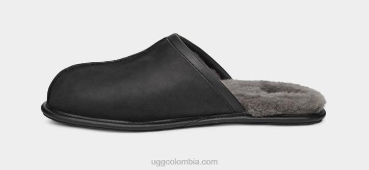 cuero desgastado negro hombres UGG 4VBT2299
