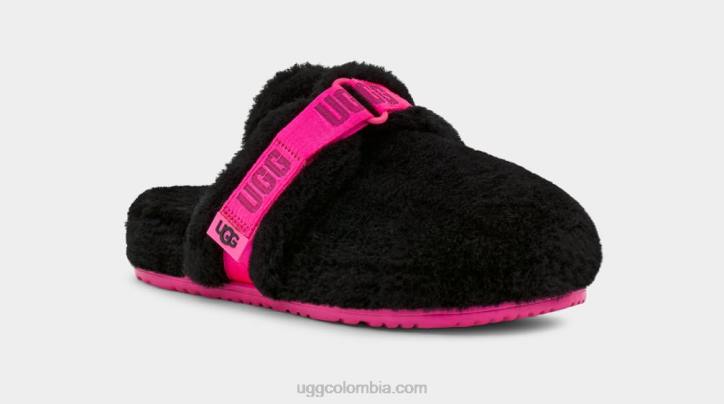 esponjarlo rosa caramelo/negro hombres UGG 4VBT1633