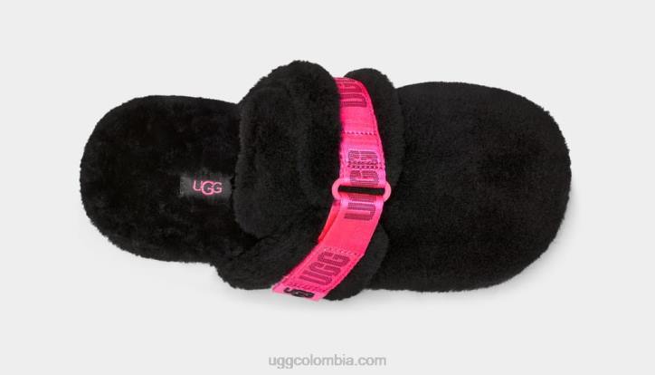 esponjarlo rosa caramelo/negro hombres UGG 4VBT1633
