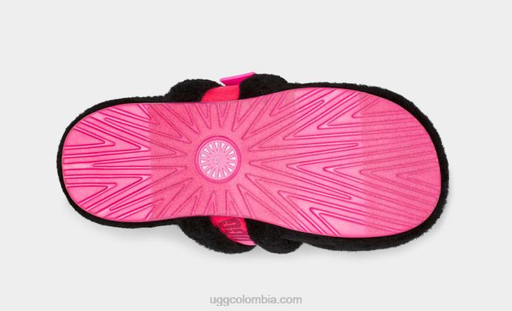 esponjarlo rosa caramelo/negro hombres UGG 4VBT1633