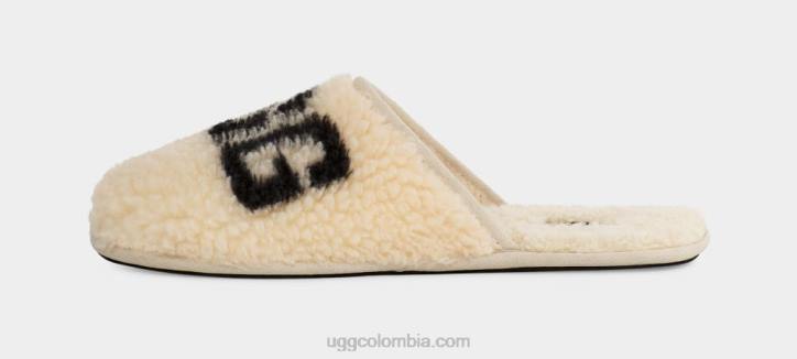 gráfico rizado desgastado natural hombres UGG 4VBT1588