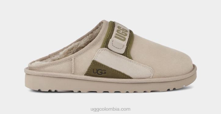 slip-on de dunas hilo/verde musgo hombres UGG 4VBT1446