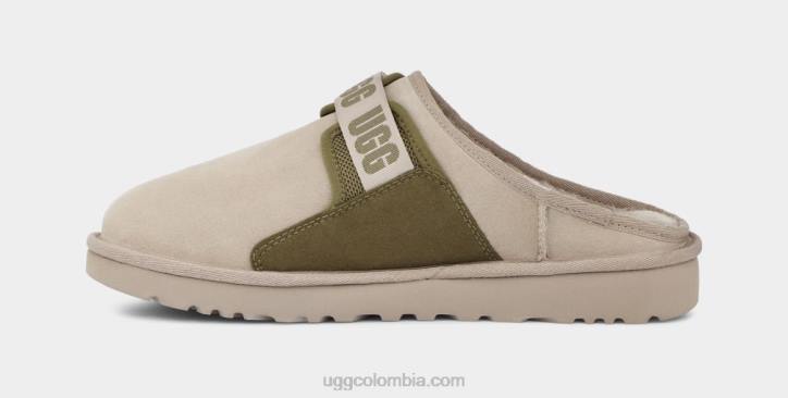 slip-on de dunas hilo/verde musgo hombres UGG 4VBT1446