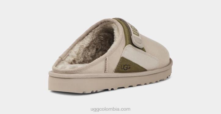 slip-on de dunas hilo/verde musgo hombres UGG 4VBT1446