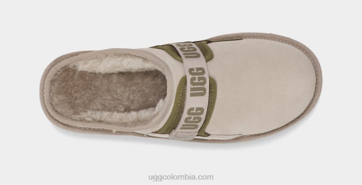 slip-on de dunas hilo/verde musgo hombres UGG 4VBT1446