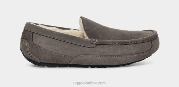 zapatilla ascot gris hombres UGG 4VBT1425