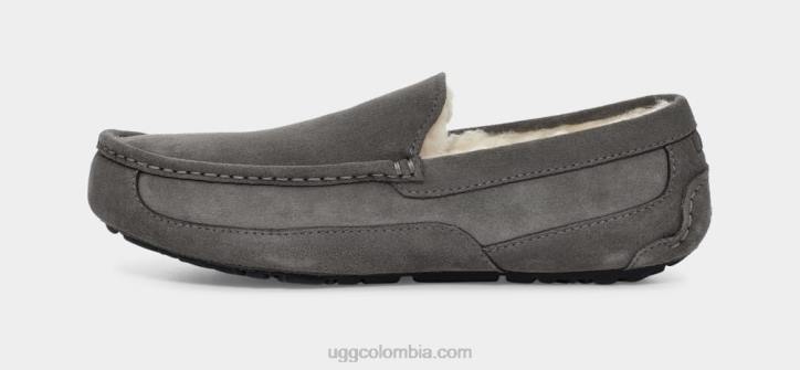zapatilla ascot gris hombres UGG 4VBT1425