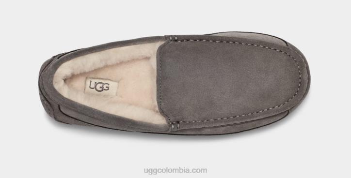zapatilla ascot gris hombres UGG 4VBT1425