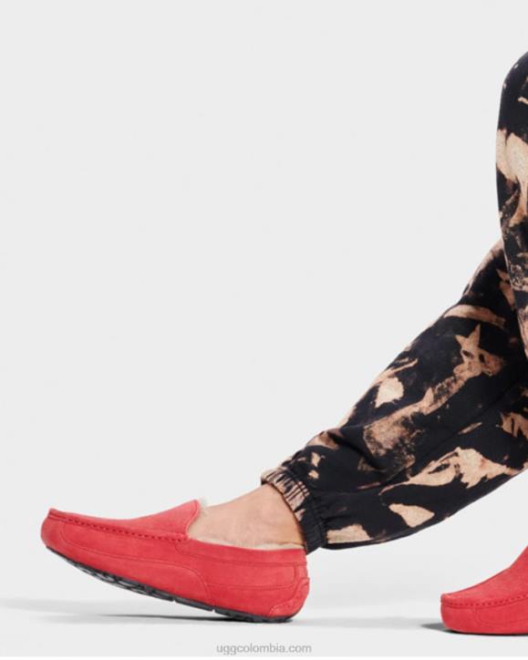 zapatilla ascot rojo samba hombres UGG 4VBT1653