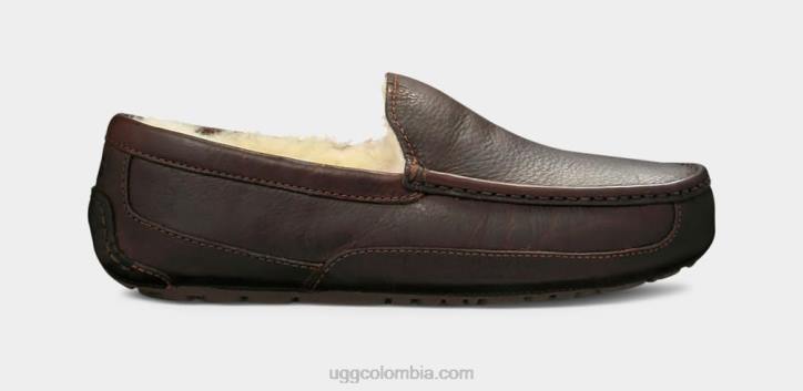zapatilla de cuero ascot té chino hombres UGG 4VBT212