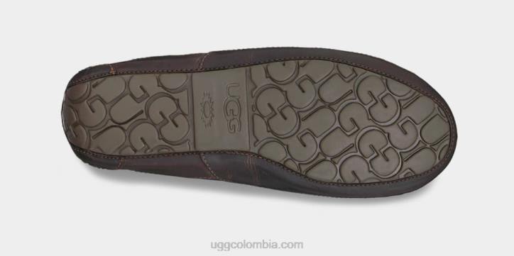zapatilla de cuero ascot té chino hombres UGG 4VBT212