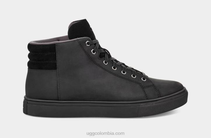 tiempo alto de baysider cuero negro tnl hombres UGG 4VBT2297