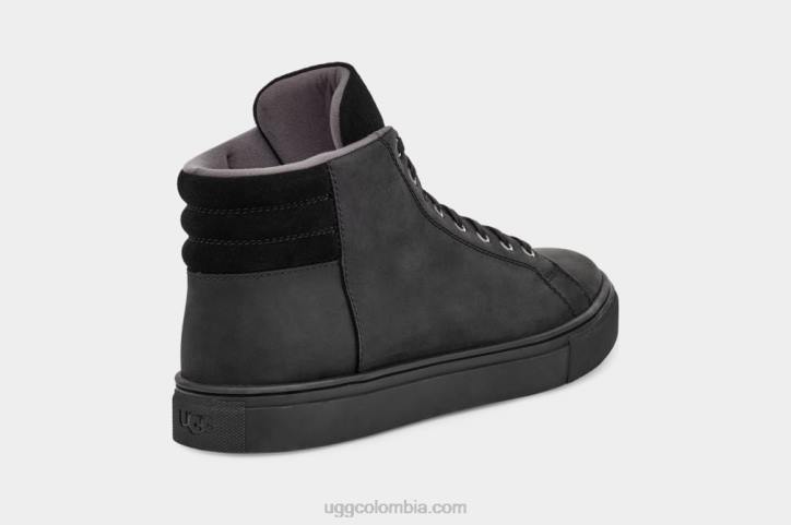 tiempo alto de baysider cuero negro tnl hombres UGG 4VBT2297