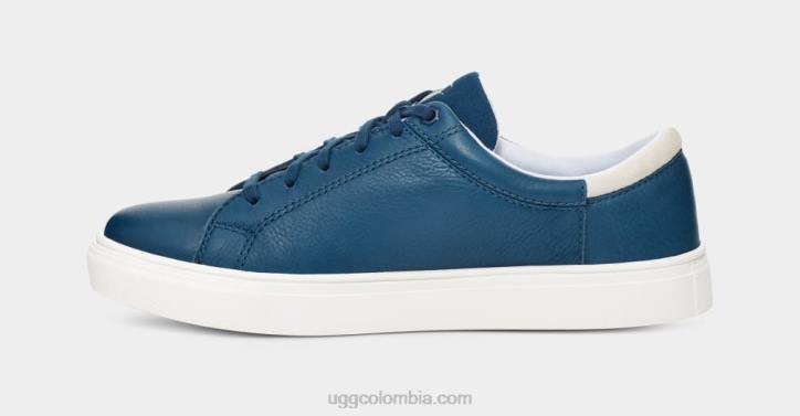 tiempo bajo baysider cuero azul concordia hombres UGG 4VBT1562
