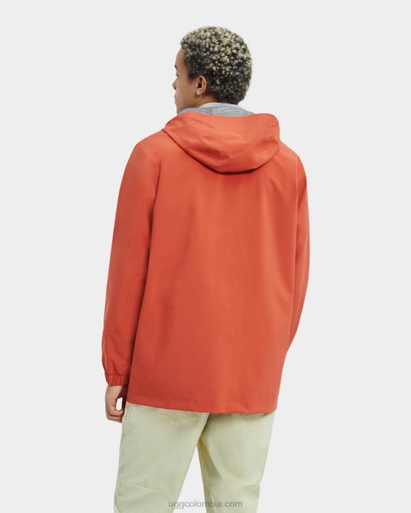 abrigo de lluvia brennon rojo adobe hombres UGG 4VBT1794