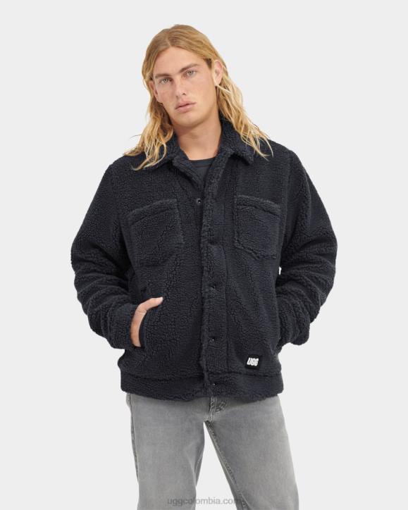 chamarra de camionero de sherpa janson ceniza oscura hombres UGG 4VBT1887 chamarra de camionero de sherpa janson ceniza oscura hombres UGG 4VBT1887