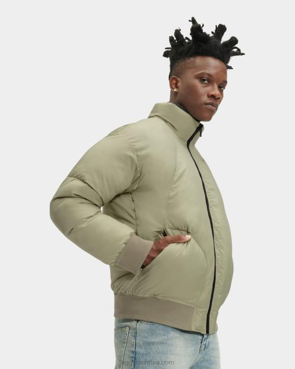 chaqueta acolchada de sherpa damion planta rodadora hombres UGG 4VBT1893