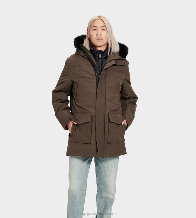 parka butte oliva oscuro hombres UGG 4VBT1907