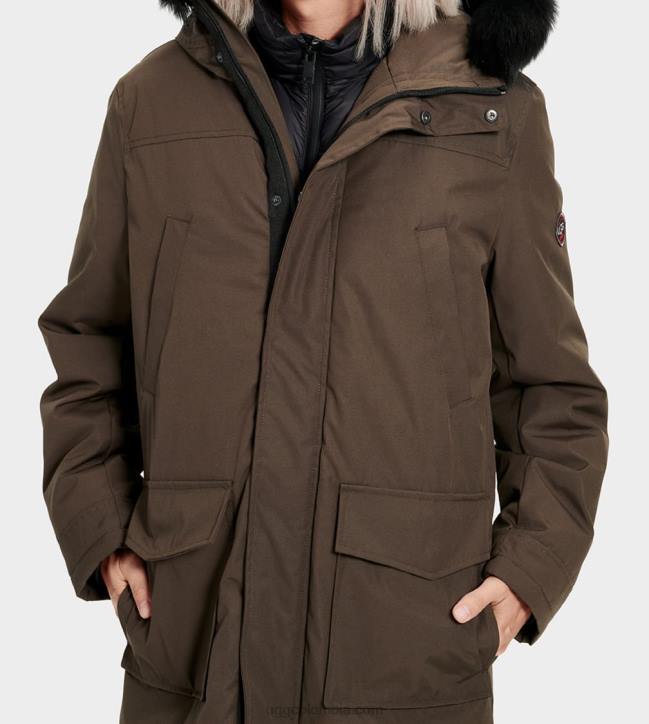 parka butte oliva oscuro hombres UGG 4VBT1907